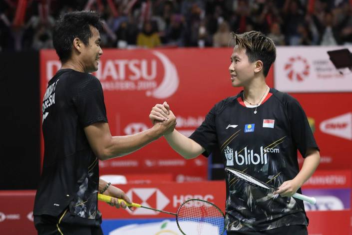 Tontowi Ahmad/Liliyana Natsir. Photo: PBSI