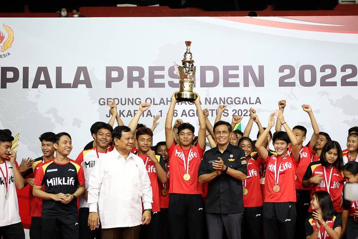 Jawa Tengah Juara Piala Presiden 2022 (Djarum Badminton) Jawa Tengah Juara Piala Presiden 2022 (Djarum Badminton)