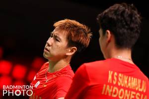 Kevin Sanjaya Sukamuljo & Marcus Fernaldi Gideon (Badminton Photo/Yohan Nonotte)
