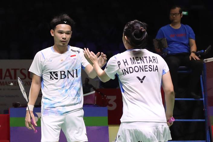 Rinov Rivaldy/Pitha Haningtyas Mentari (Djarum Badminton) Rinov Rivaldy/Pitha Haningtyas Mentari (Djarum Badminton)