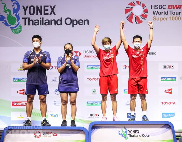 Ganda campuran Indonesia, Praveen Jordan/Melati Daeva Oktavianti (kiri) jadi runner up Yonex Thailand Open 2020 BWF World Tour Super 1000. (Copyright: Badmintonphoto | Courtesy of BWF) Ganda campuran Indonesia, Praveen Jordan/Melati Daeva Oktavianti (kiri) jadi runner up Yonex Thailand Open 2020 BWF World Tour Super 1000. (Copyright: Badmintonphoto | Courtesy of BWF)
