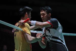 Kunlavut Vitidsarn & Jonatan Christie (Humas PP PBSI)