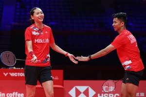 Gloria Emanuelle Widjaja & Dejan Ferdinansyah (Humas PP PBSI)