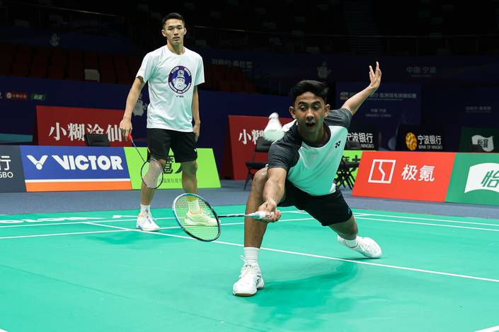 Jonatan Christie & Alwi Farhan (Humas PP PBSI) Jonatan Christie & Alwi Farhan (Humas PP PBSI)
