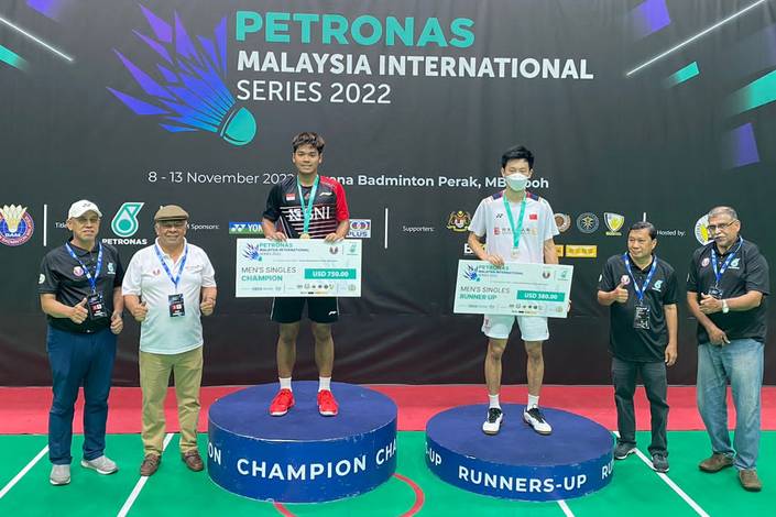 Syabda Perkasa Belawa juarai Malaysia International Series 2022 (Humas PP PBSI) Syabda Perkasa Belawa juarai Malaysia International Series 2022 (Humas PP PBSI)
