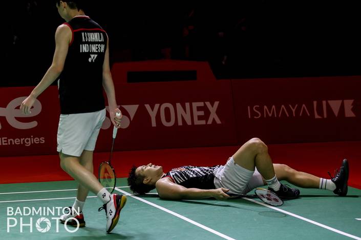 Kevin Sanjaya Sukamuljo & Marcus Fernaldi Gideon (Badminton Photo/Raphael Sachetat) Kevin Sanjaya Sukamuljo & Marcus Fernaldi Gideon (Badminton Photo/Raphael Sachetat)