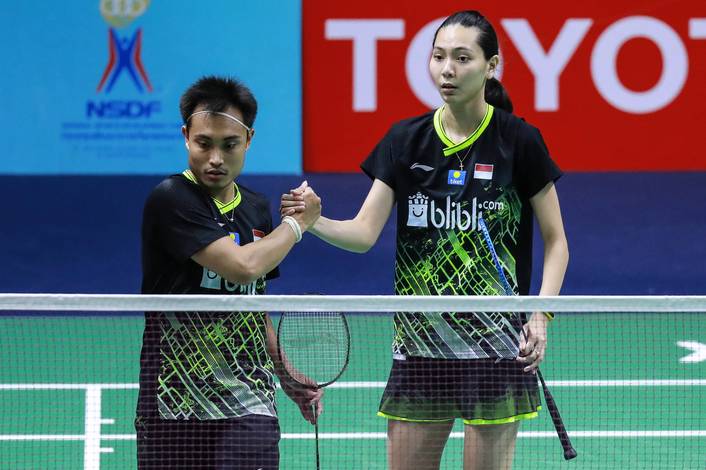 Ganda campuran Indonesia, Hafiz Faizal/Gloria Emanuelle Widjaja harus tersingkir di babak pertama Swiss Open 2021 BWF World Tour Super 300. (Foto: PP PBSI) Ganda campuran Indonesia, Hafiz Faizal/Gloria Emanuelle Widjaja harus tersingkir di babak pertama Swiss Open 2021 BWF World Tour Super 300. (Foto: PP PBSI)