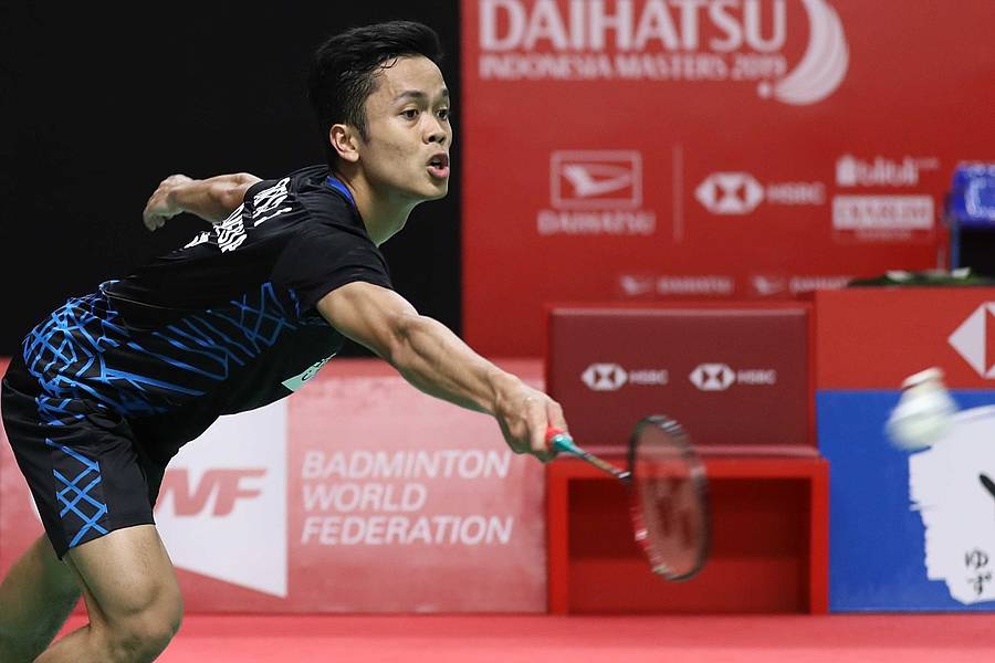 Anthony Sinisuka Ginting. Photo: PBSI Anthony Sinisuka Ginting. Photo: PBSI