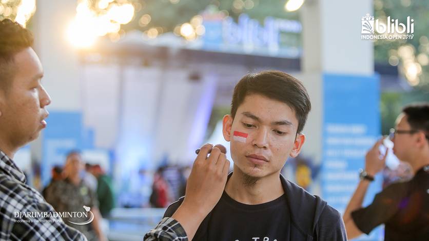 Face Painting at Blibli Indonesia Open 2018 Face Painting at Blibli Indonesia Open 2018