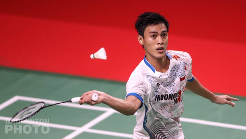 Tunggal putra Indonesia, Shesar Hiren Rhustavito menyambut pengembalian. (Copyright: Badmintonphoto | Courtesy of BWF) Tunggal putra Indonesia, Shesar Hiren Rhustavito menyambut pengembalian. (Copyright: Badmintonphoto | Courtesy of BWF)
