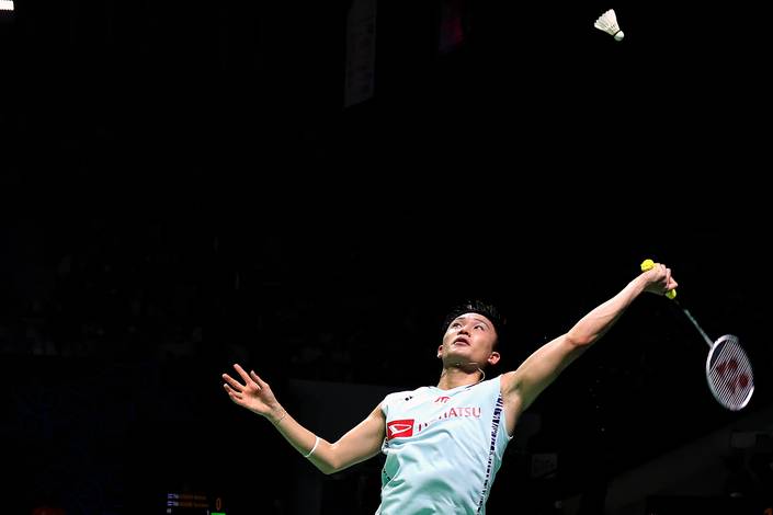 Kento Momota (Djarum Badminton) Kento Momota (Djarum Badminton)
