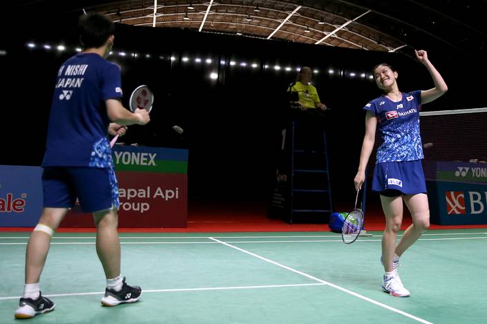 Hiroki Nishi/Akari Sato (Humas PP PBSI)