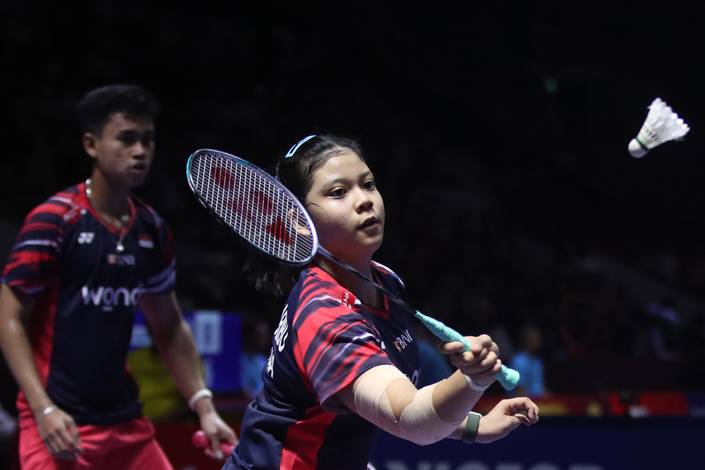 Jafar Hidayatullah/Felisha Alberta Nathaniel Pasaribu (Djarum Badminton/Edward Luhukay) Jafar Hidayatullah/Felisha Alberta Nathaniel Pasaribu (Djarum Badminton/Edward Luhukay)