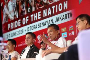 Jumpa pers Polytron Indonesia Open 2026 (Djarum Badminton/Edward Luhukay) Jumpa pers Polytron Indonesia Open 2026 (Djarum Badminton/Edward Luhukay)