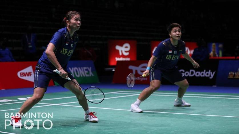 Pasangan ganda putri Indonesia Greysia Polii/Apriyani Rahayu. (Foto: Badminton Photo/Jnanesh Salian) Pasangan ganda putri Indonesia Greysia Polii/Apriyani Rahayu. (Foto: Badminton Photo/Jnanesh Salian)