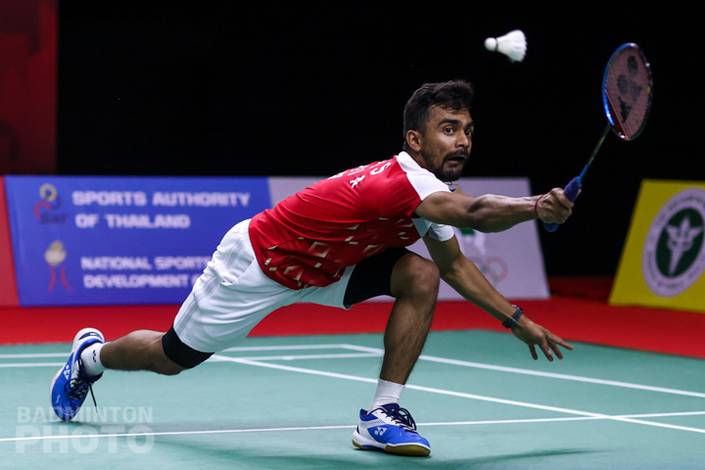 Sameer Verma (India) menghadang serangan. (Copyright: Badmintonphoto | Courtesy of BWF) Sameer Verma (India) menghadang serangan. (Copyright: Badmintonphoto | Courtesy of BWF)