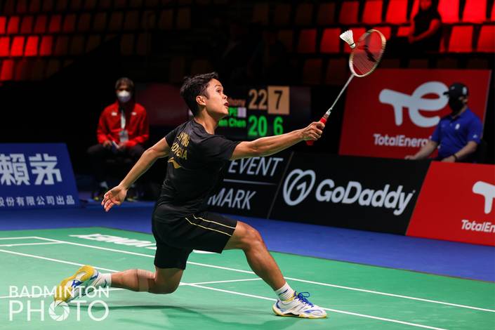 Anthony Sinisuka Ginting. (Badminton Photo/Yves Lacroix) Anthony Sinisuka Ginting. (Badminton Photo/Yves Lacroix)