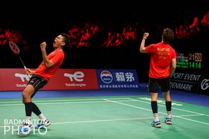 Fajar Alfian & Muhammad Rian Ardianto (Badminton Photo/Yohan Nonotte)