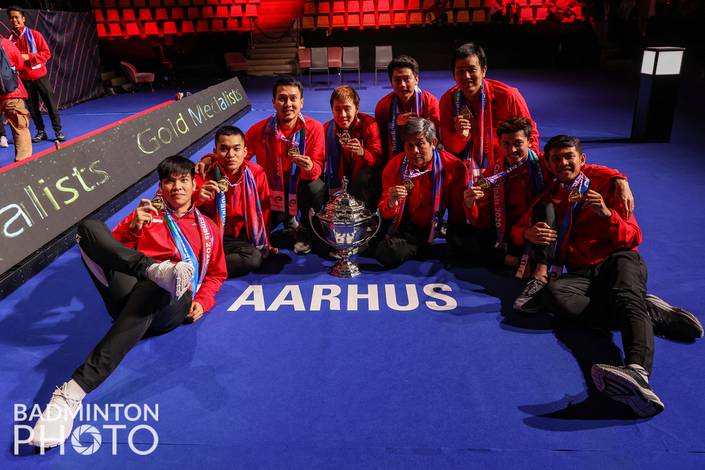 Skuad ganda Indonesia pada Piala Thomas 2020 (Badminton Photo/Yohan Nonotte) Skuad ganda Indonesia pada Piala Thomas 2020 (Badminton Photo/Yohan Nonotte)