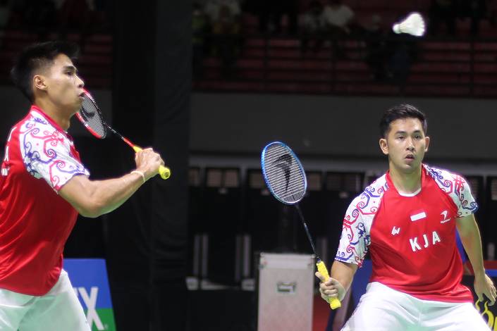 Sabar Karyaman Gutama/Moh Reza Pahlevi Isfahani (Djarum Badminton) Sabar Karyaman Gutama/Moh Reza Pahlevi Isfahani (Djarum Badminton)