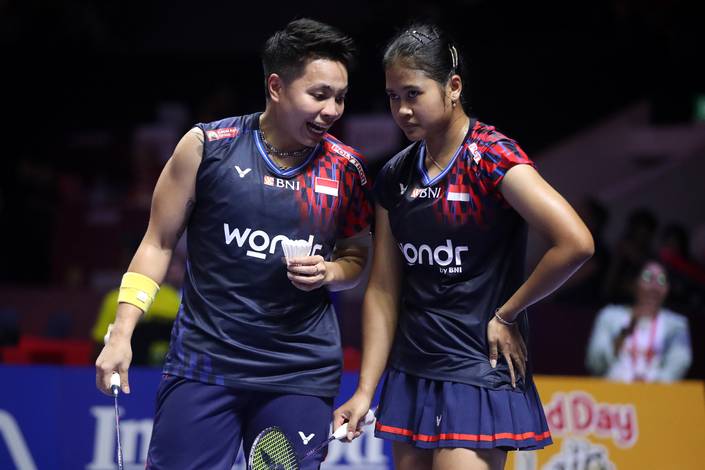 Apriyani Rahayu/Febi Setianingrum (Djarum Badminton/Edward Luhukay) Apriyani Rahayu/Febi Setianingrum (Djarum Badminton/Edward Luhukay)