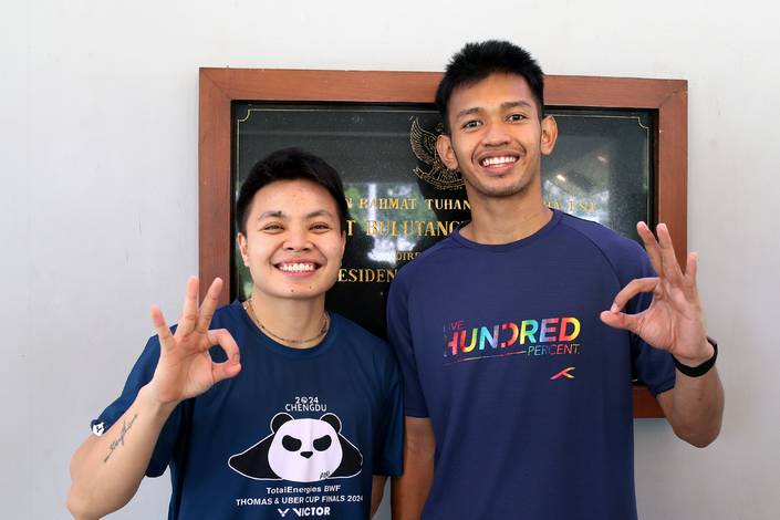 Apriyani Rahayu & Taufik Aderya (Djarum Badminton/Edward Luhukay)