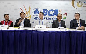 Press Conference Penandatanganan MOU PBSI - BKA