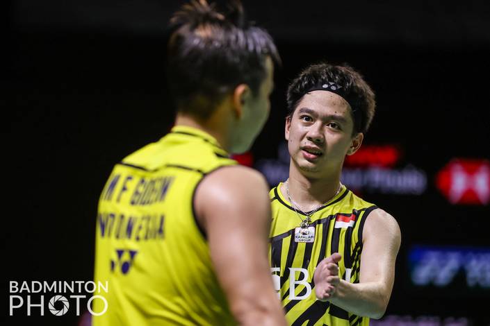 Marcus Fernaldi Gideon & Kevin Sanjaya Sukamuljo (Badminton Photo/Erika Sawauchi)