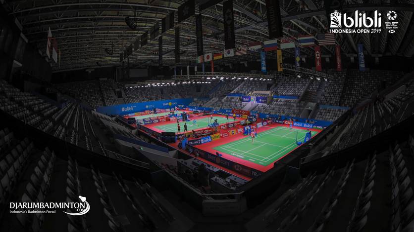 Suasana Istora Senayan sebelum pelaksanaan Blibli Indonesia Open 2019. Suasana Istora Senayan sebelum pelaksanaan Blibli Indonesia Open 2019.