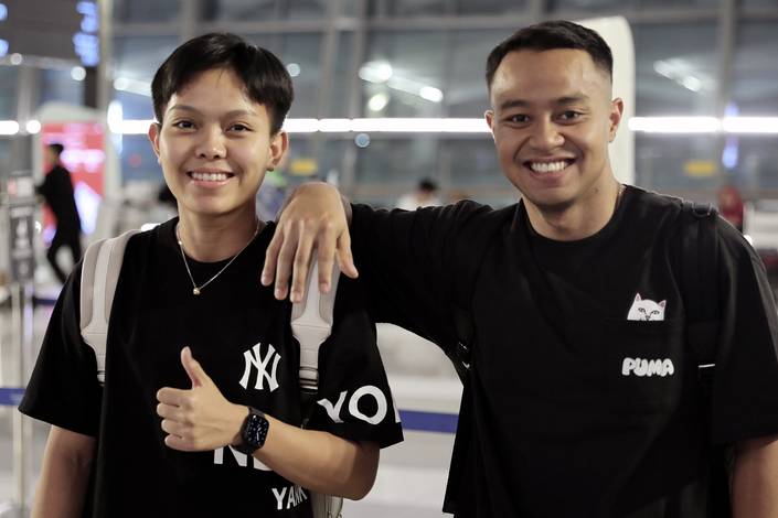 Siti Fadia Silva Ramadhanti & Rehan Naufal Kusharjanto (Humas PP PBSI) Siti Fadia Silva Ramadhanti & Rehan Naufal Kusharjanto (Humas PP PBSI)