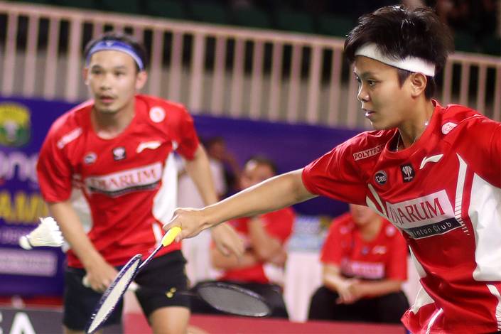 Rinov Rivaldy/Siti Fadia Silva Ramadhanti (Djarum Badminton) Rinov Rivaldy/Siti Fadia Silva Ramadhanti (Djarum Badminton)