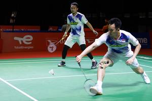 Mohammad Ahsan & Hendra Setiawan (Humas PP PBSI)