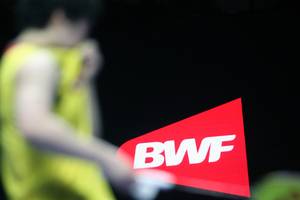 Ilustrasi pertandingan turnamen bulu tangkis Tur Dunia BWF (Djarum Badminton/Edward Luhukay)