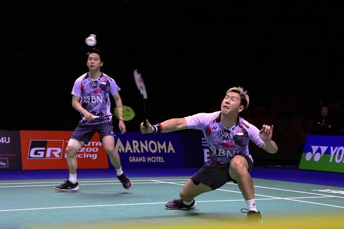 Kevin Sanjaya Sukamuljo/Marcus Fernaldi Gideon (Humas PP PBSI) Kevin Sanjaya Sukamuljo/Marcus Fernaldi Gideon (Humas PP PBSI)
