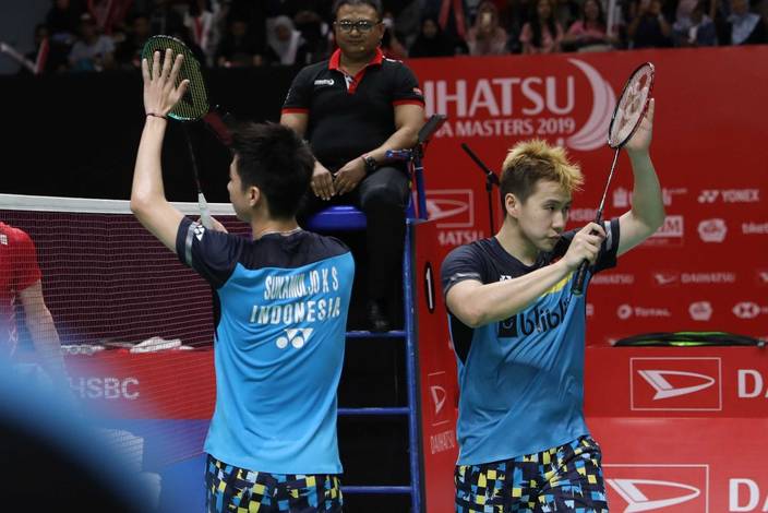 Marcus Fernaldi Gideon/Kevin Sanjaya Sukamuljo. Foto: PBSI Marcus Fernaldi Gideon/Kevin Sanjaya Sukamuljo. Foto: PBSI