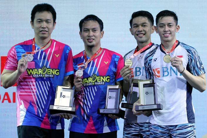 Hendra Setiawan/Mohammad Ahsan & Fajar Alfian/Muhammad Rian Ardianto (Humas PP PBSI) Hendra Setiawan/Mohammad Ahsan & Fajar Alfian/Muhammad Rian Ardianto (Humas PP PBSI)
