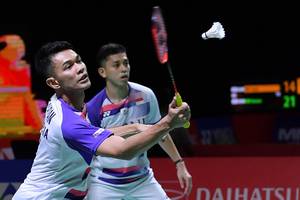 Fajar Alfian & Muhammad Rian Ardianto (Humas PP PBSI)
