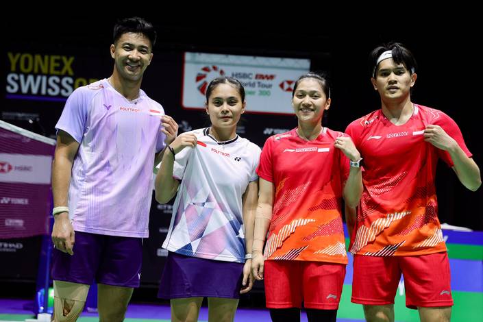 Dejan Ferdinansyah/Bernadine Anindya Wardana & Adnan Maulana/Indah Cahya Sari (Humas PP PBSI)