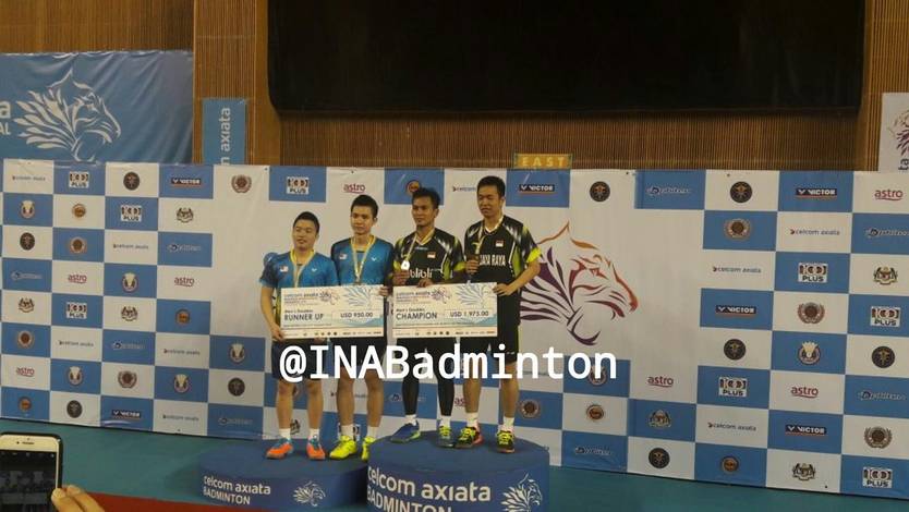 Podium Ganda Putra Malaysia International Challenge 2018 Podium Ganda Putra Malaysia International Challenge 2018