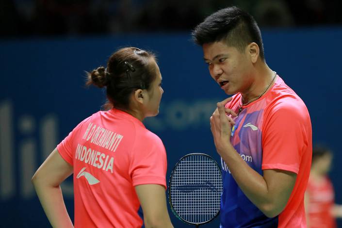 Melati Daeva Oktavianti & Praveen Jordan (Djarum Badminton) Melati Daeva Oktavianti & Praveen Jordan (Djarum Badminton)