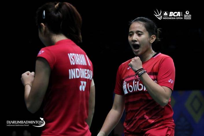 Anggia Shita Awanda (kanan) siap bersaing di Djarum Sirkuit Nasional Li-ning Sumatera Selatan Open 2019. Anggia Shita Awanda (kanan) siap bersaing di Djarum Sirkuit Nasional Li-ning Sumatera Selatan Open 2019.