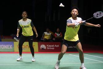 Muhammad Zilazik Artando Zakaria/Afizzah Rahmadhani (Djarum Badminton/Edward Luhukay)