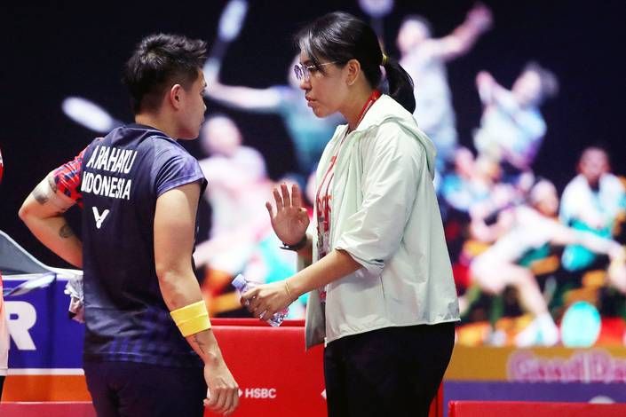 Apriyani Rahayu & Nitya Krishinda Maheswari (Djarum Badminton/Edward Luhukay)