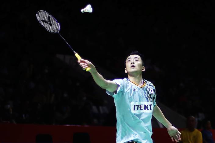 Kenta Nishimoto (Djarum Badminton/Edward Luhukay) Kenta Nishimoto (Djarum Badminton/Edward Luhukay)
