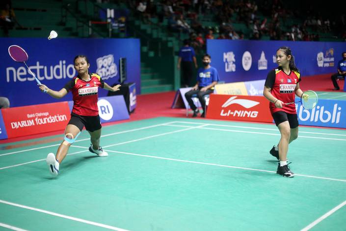 Ganda putri Champion Klaten, Aurellia Florenza Lumoindong/Nadin Nashihatul Fathiyah, melaju ke final Yuzu Isotonic Magelang Open (Djarum Badminton) Ganda putri Champion Klaten, Aurellia Florenza Lumoindong/Nadin Nashihatul Fathiyah, melaju ke final Yuzu Isotonic Magelang Open (Djarum Badminton)