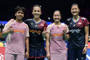 Meilysa Trias Puspitasari, Febriana Dwipuji Kusuma, Rachel Allessya Rose, & Amallia Cahaya Pratiwi (Humas PP PBSI)