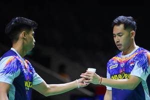 Sabar Karyaman Gutama/Moh Reza Pahlevi Isfahani (Djarum Badminton)