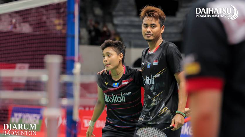 Tontowi Ahmad/Apriyani Rahayu (Indonesia). Tontowi Ahmad/Apriyani Rahayu (Indonesia).
