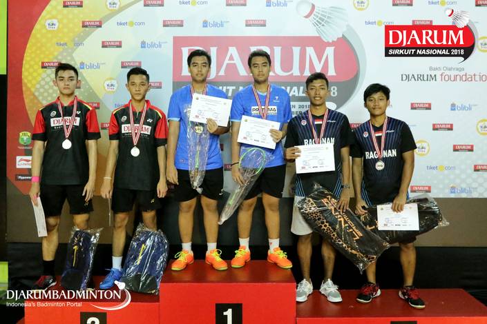 Juara baru di nomor ganda taruna putra. Juara baru di nomor ganda taruna putra.