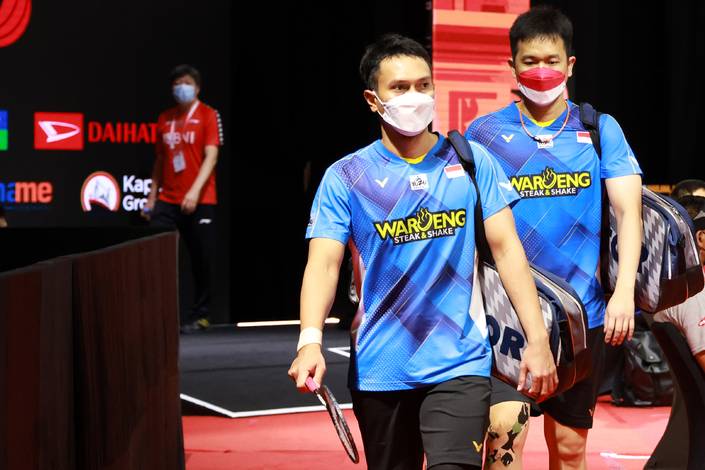 Mohammad Ahsan & Hendra Setiawan (Humas PP PBSI) Mohammad Ahsan & Hendra Setiawan (Humas PP PBSI)